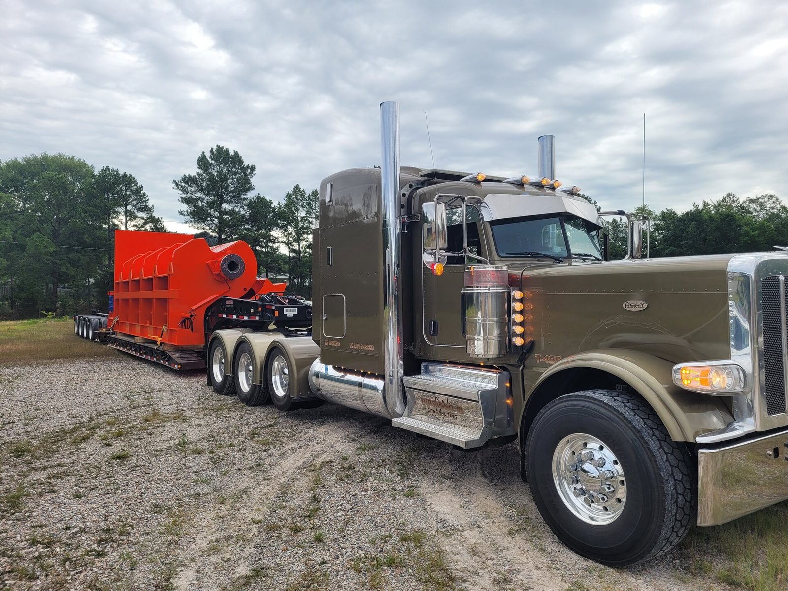 Equipment and parts delivery