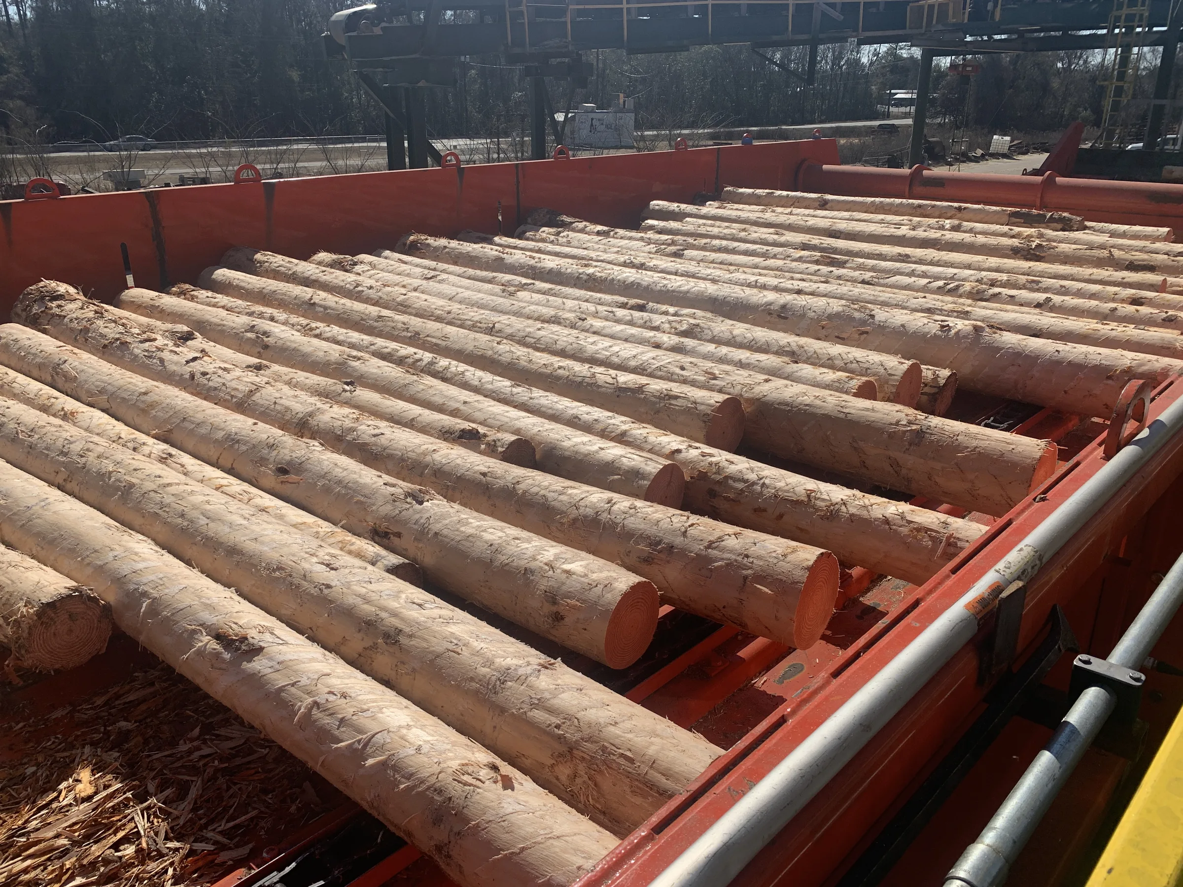 FiberPro log handling system at Varn Wood Products