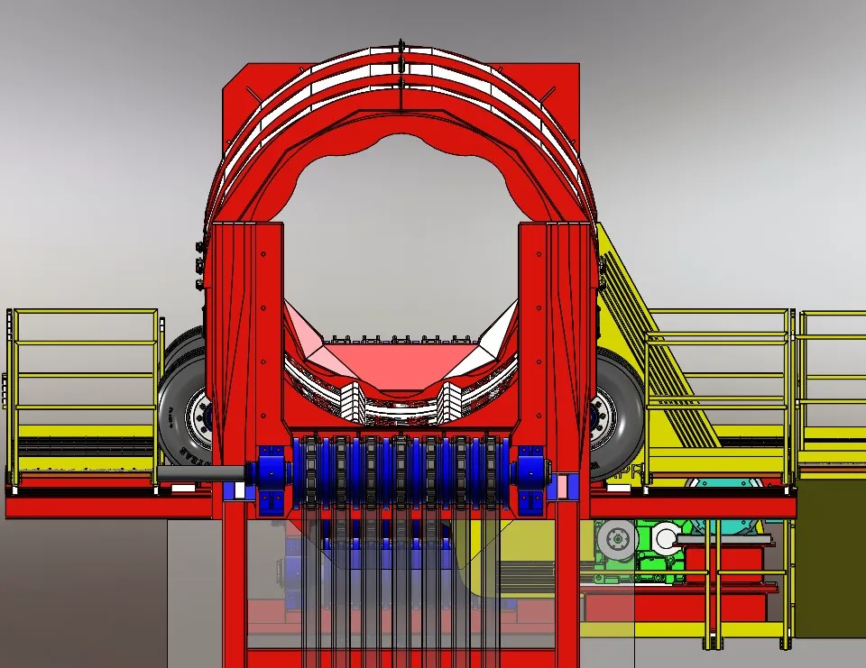 FiberPro Drum Debarker System 3D model — Drum Line 4