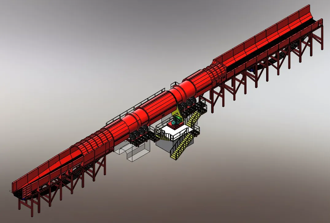 FiberPro Drum Debarker System 3D model — Drum Line 6