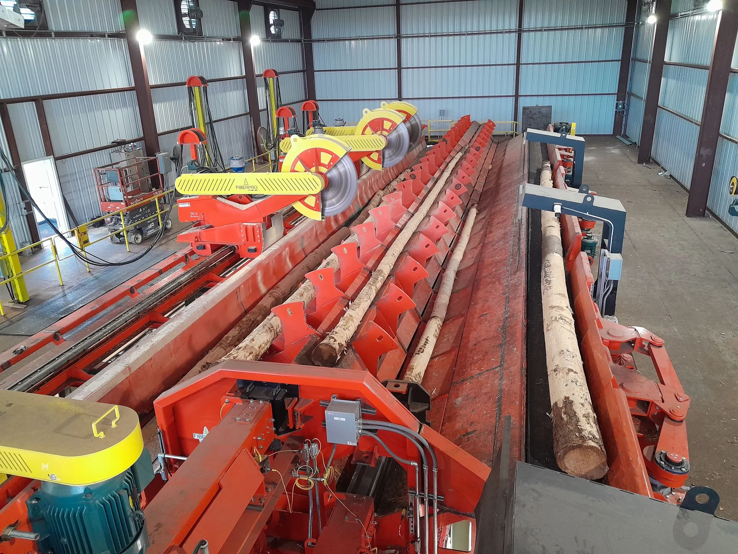 FiberPro Gen 7 log trimmer at Varn Wood Products
