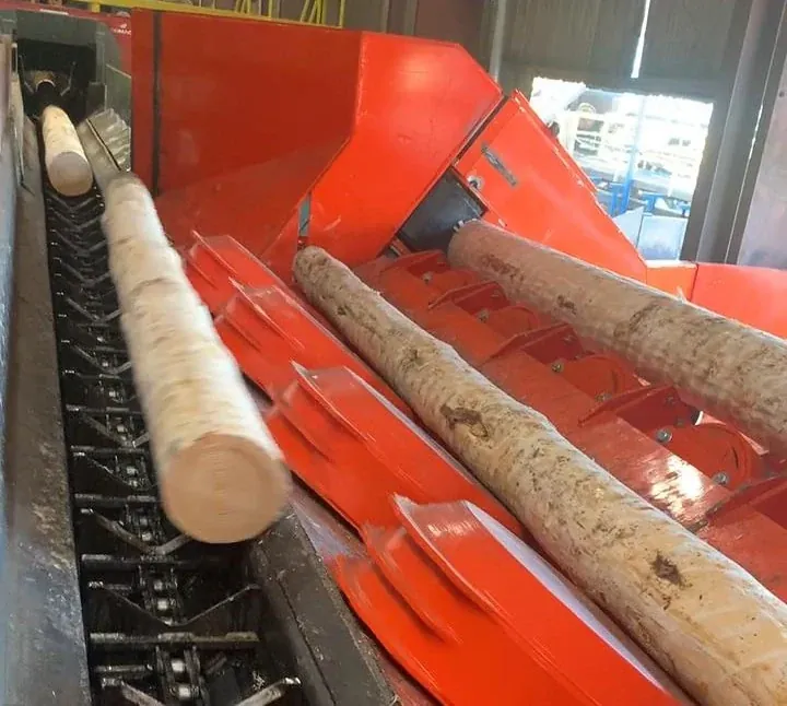 Cam feeder gapping logs to primary