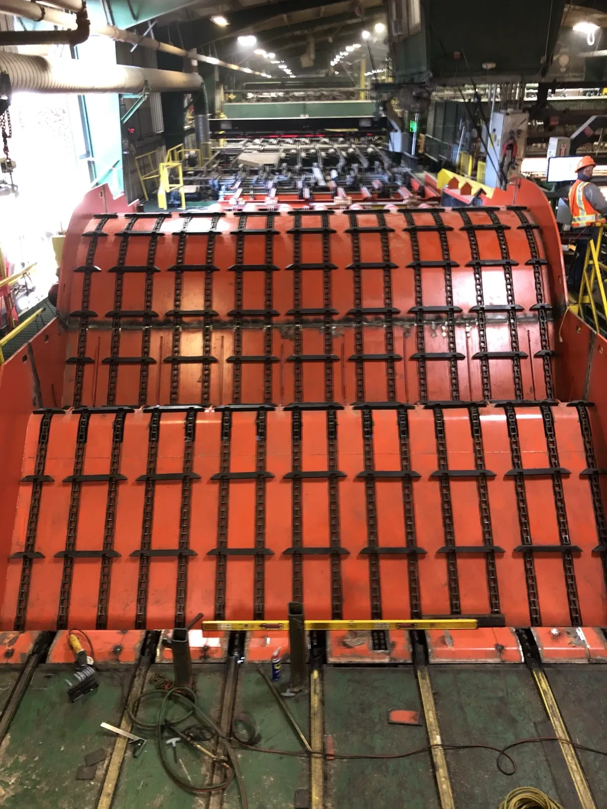 Lumber infeed transfer