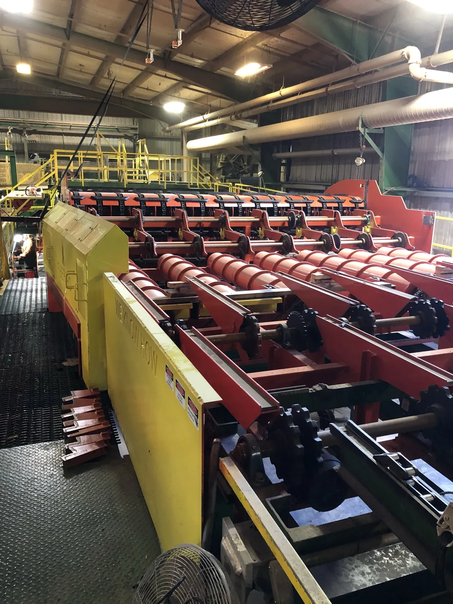 FiberPro dual unscrambler green-end lumber handling system at Southport Wood Products
